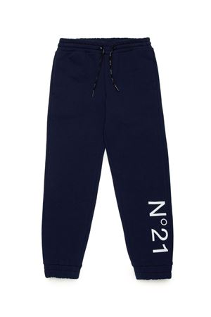 blue cotton trousers N°21 KIDS | N21615N01540N821